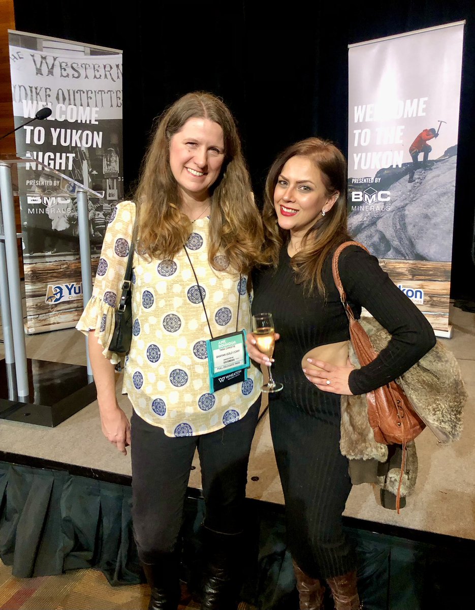 Great start to <a href="/AME_BC/">AME</a> #RoundUp with <a href="/YukonMiners/">YT Chamber of Mines</a> #YukonNight! Looking forward to a great week full of meetings, keynotes, events and, of course, the #CoreShack! #mining #yukon #gold #goldmining