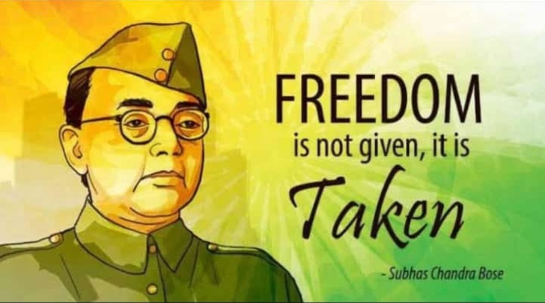 Narendrakaush10's tweet photo. Ye Unke lie jo kehte h.
"Ajadi Charkha Chalake Mili h".#SubhashChandraBose great freedom fighter.Bharat Mata ki Jai. https://t.co/7B4OoM3yDu