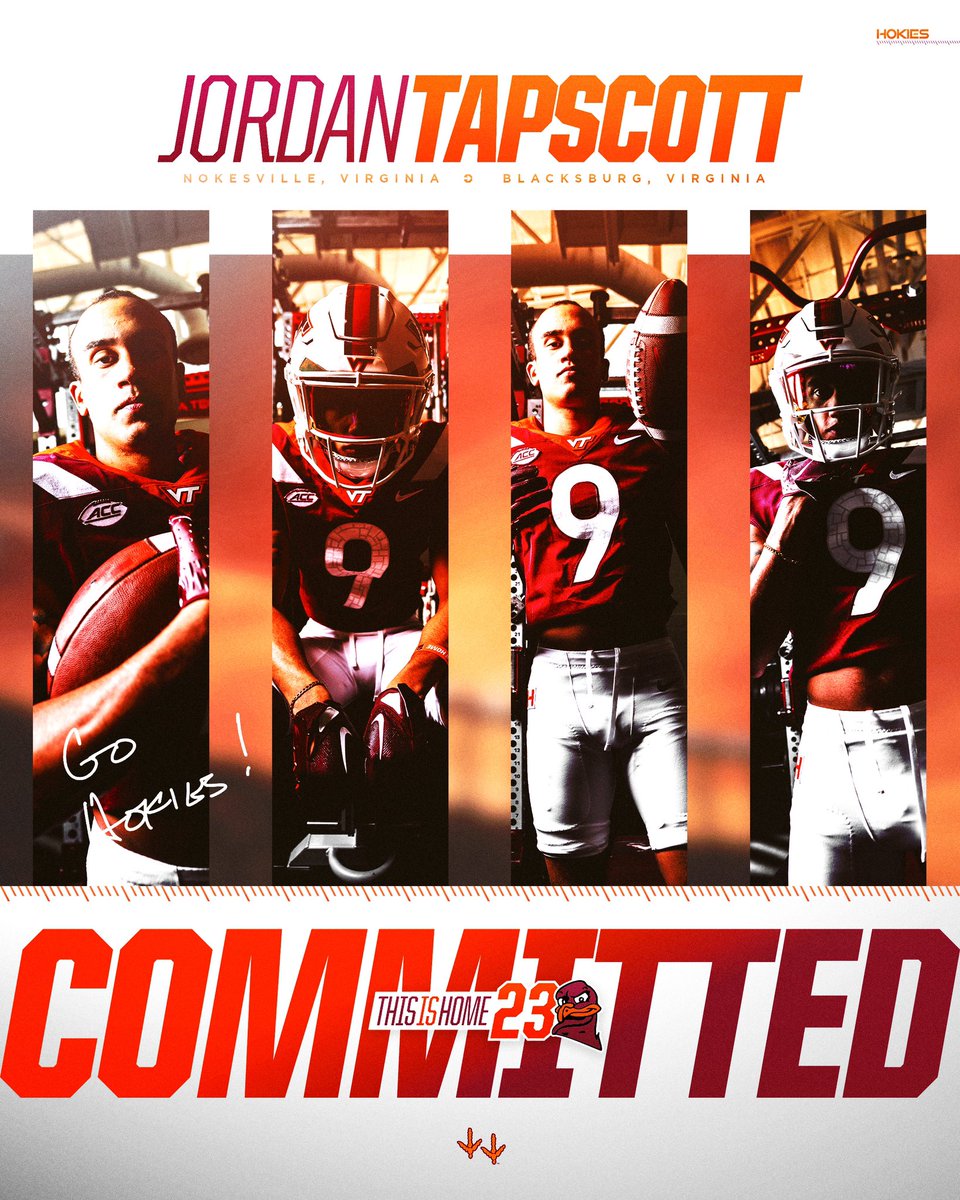 𝓙𝓸𝓻𝓭𝓪𝓷 𝓣𝓪𝓹𝓼𝓬𝓸𝓽𝓽 (@tapscottjordan) on Twitter photo I'm HOME <a href="/HokiesFB/">Virginia Tech Football</a> 🦃
<a href="/Coach_Mines/">Fontel Mines</a> <a href="/CoachPrioleauVT/">Pierson Prioleau</a> <a href="/Coach_Marve/">Chris Marve</a> <a href="/CoachP_eterson/">Coach P 🍎🏈📚🎓CoachesHelpingCoaches</a> #VA2VT #BeUnrivaled I'm HOME <a href="/HokiesFB/">Virginia Tech Football</a> 🦃
<a href="/Coach_Mines/">Fontel Mines</a> <a href="/CoachPrioleauVT/">Pierson Prioleau</a> <a href="/Coach_Marve/">Chris Marve</a> <a href="/CoachP_eterson/">Coach P 🍎🏈📚🎓CoachesHelpingCoaches</a> #VA2VT #BeUnrivaled