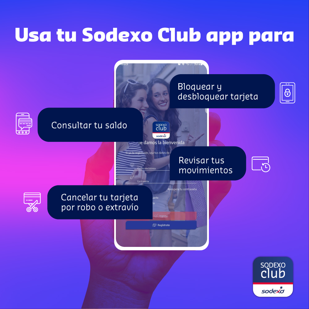 PluxeeMexico's tweet photo. #TipPro descarga nuestra Sodexo Club App y mejora tu experiencia https://t.co/jJDcE4AAoB