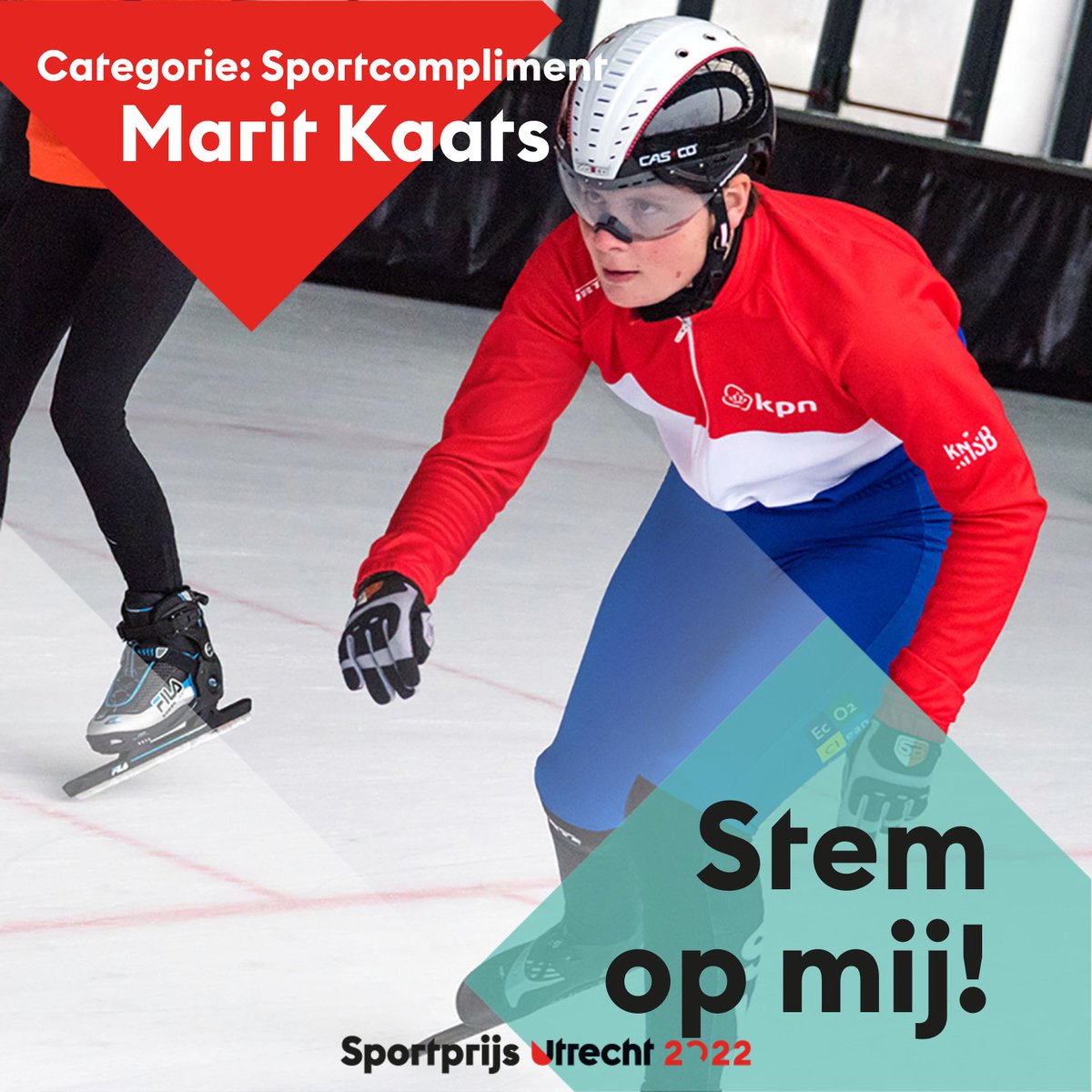MaritKaats's tweet photo. De genomineerden voor de Utrechtse Sportprijs zijn bekend en ik ben er daar een van!  

Vind jij dat ik het verdien om het Utrechtse Sportcompliment van het jaar te ontvangen stem dan op mij via de link
https://t.co/KHAsfLNvvP
#PlayUnified 
@UniekSporten 
@fondsGsport @svutrecht https://t.co/Jv0LgDBUIX