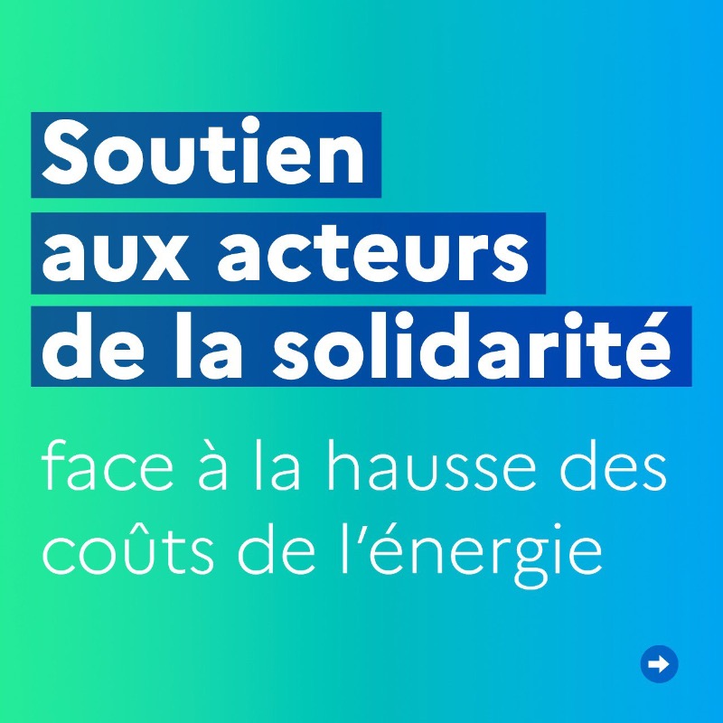 JCCOMBE's tweet photo. Face à la hausse des coûts de l'énergie, des dispositifs sont mis en place pour soutenir les acteurs de la solidarité pendant toute l'année 2023 ⤵️