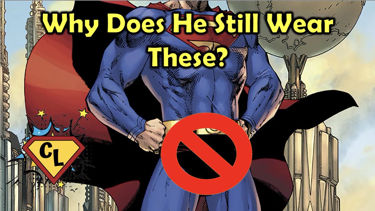 ComicsLeagueJT's tweet photo. This week, I outline my reasons why I think the Superman trunks are outdated and propose alternatives.
Check it out: https://t.co/fh2TAltlp4
#Superman #DCComics #RedTrunks https://t.co/6us4I7n8yc
