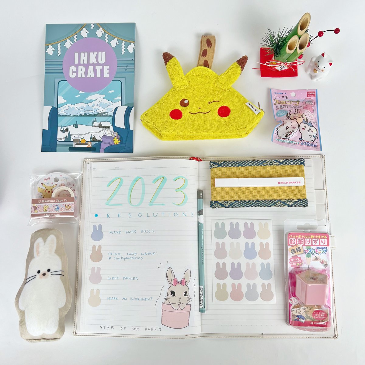 InkuCrate's tweet photo. Happy Lunar New Year, guys! Time to write down your 2023 resolutions https://t.co/GsxGaFZFRX