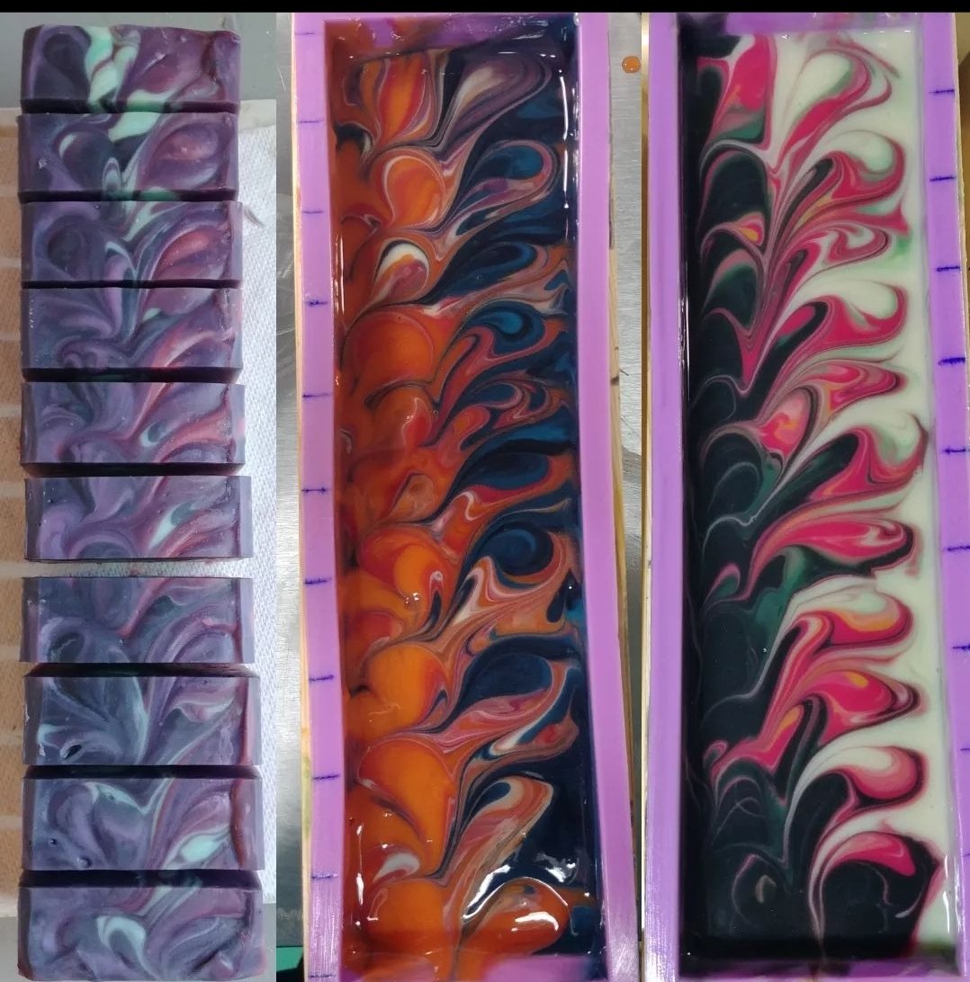 ShadowluxSoap's tweet photo. All three of these beauties are for sale in my store! https://t.co/z2UGIOcLdx