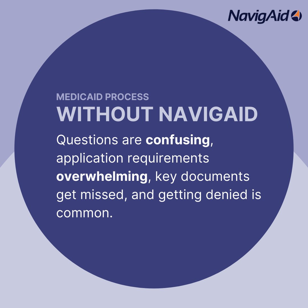 With NavigAid, answering questions is straightforward. You know exactly which documents you need, a determination is quicker, and you're calm and in control. Interested in learning more? Click the link in bio or visit: mynavigaid.com. #ThanksNavigAid