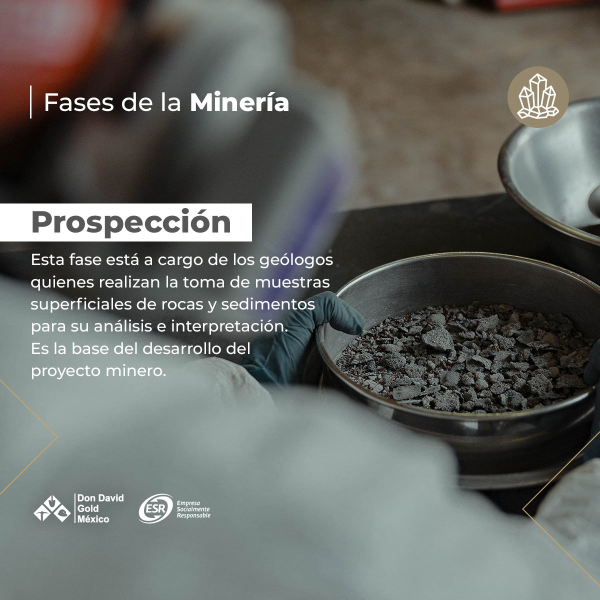 El desarrollo de la minería está conformada por varias fases, en cada una participan distintos profesionales que se encargan de cumplir los estándares necesarios para un buen resultado. 
 
#FasesDeLaMinería