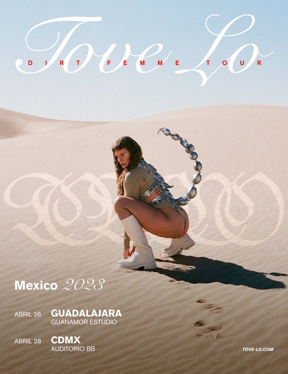 ailoviutl's tweet image. Rango de precios aproximados ya con cargos 🎫 Tove Lo ‘Dirt Femme Tour’

Auditorio BlackBerry CDMX 🏟️
$720 - $1,320

Teatro Studio Guadalajara, GDL 🏟️
General B $720
General A $900

#ToveLo #DirtFemmeTour México 🇲🇽