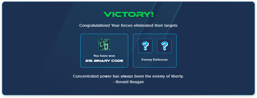 TensorCat5000's tweet photo. @KingNonFungible: I have just won 215 Binary Code in battle in @Kryptoria https://t.co/DOsFzC7Gyq https://t.co/RsvVIfvVqZ
