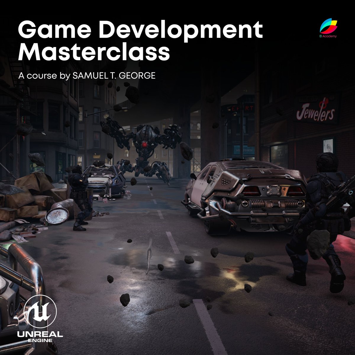 theelacademy's tweet photo. Experience first hand the making of blockbuster games like Uncharted and God of War, in this awesome master class by @iamsonofel 
#gamedev #games #gamedesign #gamedevelopment #ue5 #madewithunreal https://t.co/hHMXCgzggf
