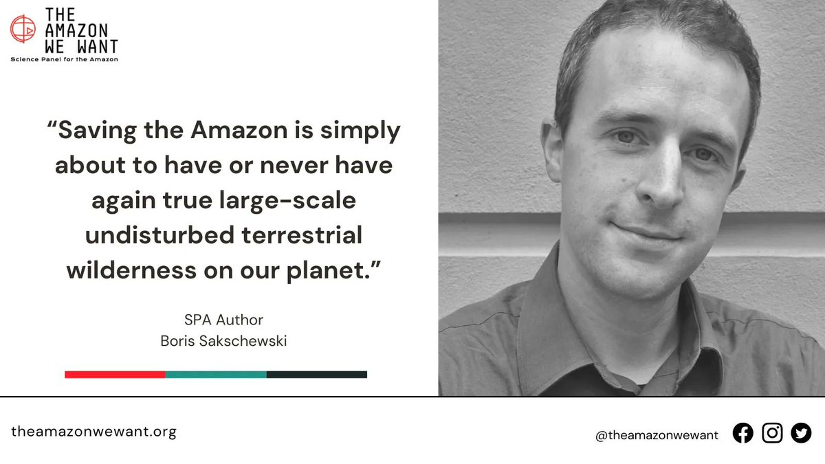 theamazonwewant's tweet photo. Read one of the #AmazonReport chapters Boris contributed to, "Resilience of the Amazon forest to global changes: Assessing the risk of tipping points" here: https://t.co/wrzI6kKSjx https://t.co/Oim4bMk24R