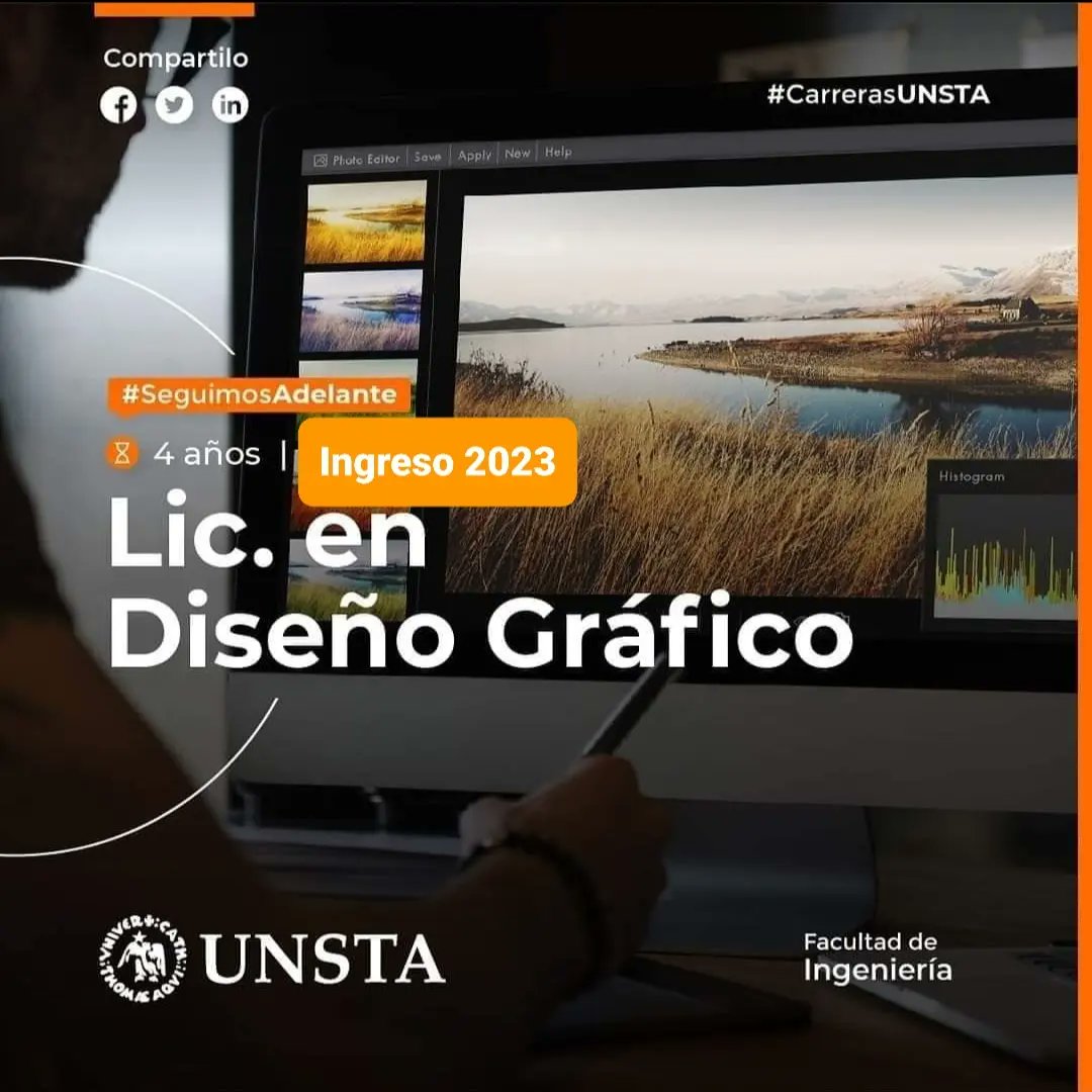 IngenieriaUnsta's tweet photo. ¡Sumate a esta carrera!
¡TE ESPERAMOS!
Inscripciones Abiertas 👉
https://t.co/KIaDNas2bi
Consultas: infoingenieria@unsta.edu.ar 

#Ingenieria #Diseño #UNSTA https://t.co/uhTl1vhRPn