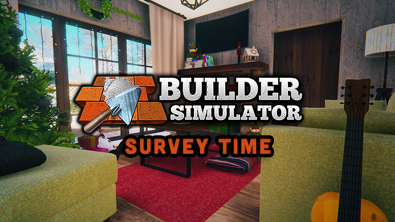 Survey, giveaway, and even more...? 🤔🤔🤔
Check out our new devlog -> shorturl.at/IPV48 🥰😍

#lmg #game #BuilderSimulator #communitycreates #community #game #gamedev