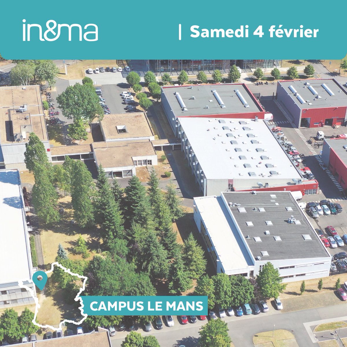 #PortesOuvertes 📆 : Découvre nos formations et nos campus le 04 février ! 📌

Pour plus d’informations 💬
Campus Albi : Katy WALDENAIRE - 06 73 38 85 33
Campus Châlons : Agathe BOYON - 06 79 61 99 24
Campus Le Mans : Marie DAPP - 07 62 65 87 60

#inemasup #avenir #alternance