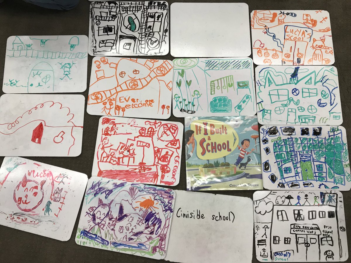 Grade 1/2s created and shared their dream schools after we read "If I Built a School" by Chris Van Dunsen <a href="/CentralPS_LDSB/">Central PS</a>