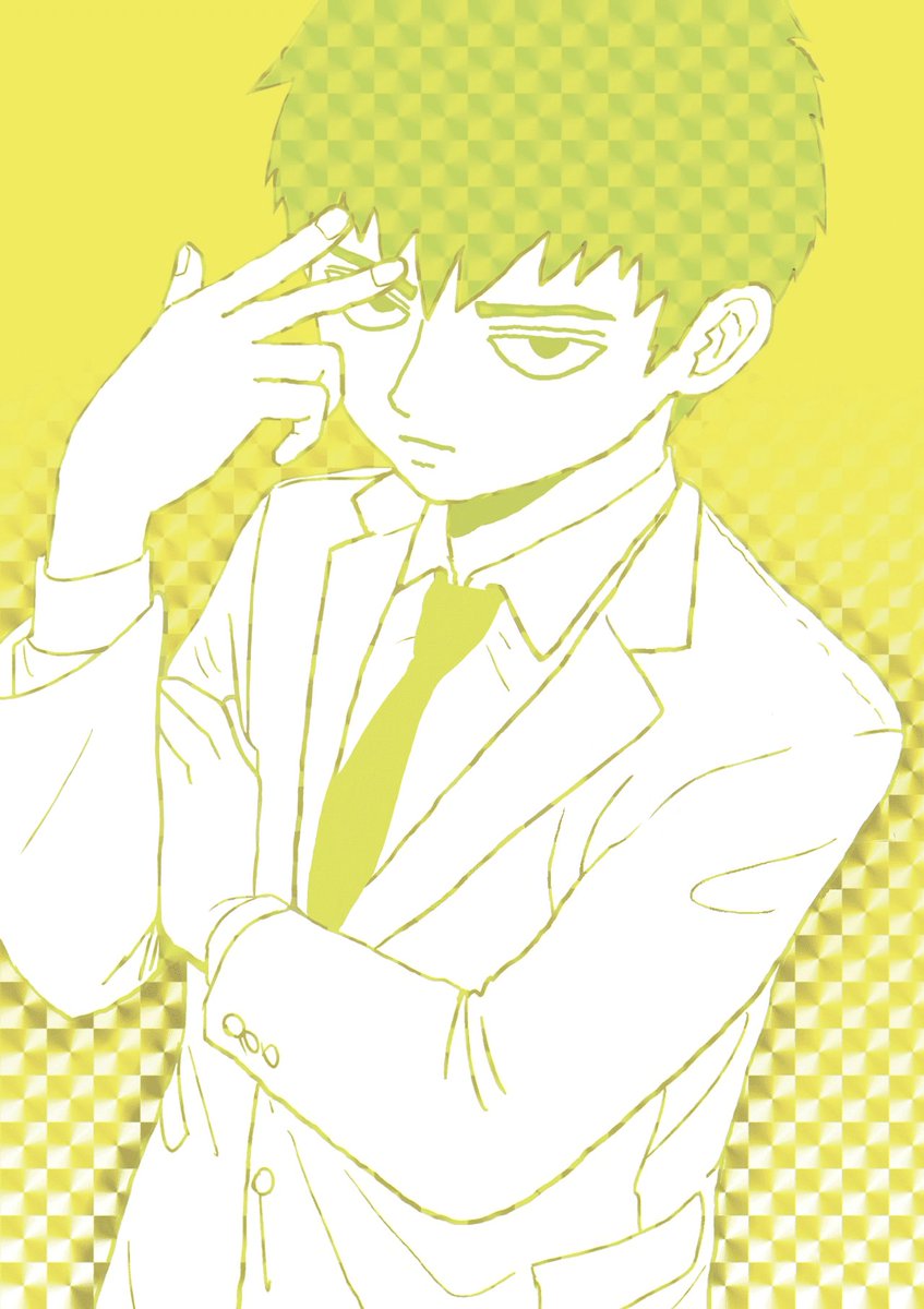 Clean Reigen manga cover by me. 
#mp100 #mobpsycho100  #モブサイコ100