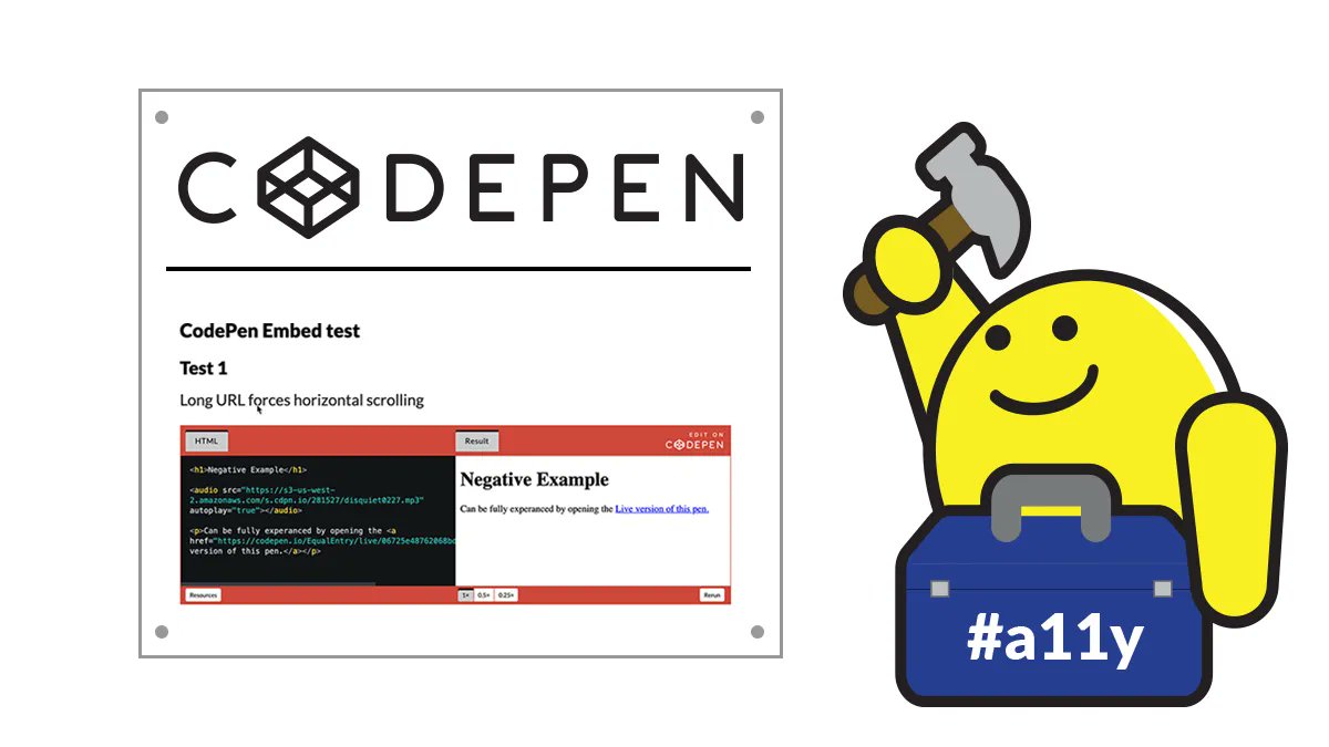 a11ynyc's tweet image. It's possible to get accessibility issues in a third-party resource fixed. Here's what happened when Equal Entry's Heather Burns submitted a ticket. buff.ly/35kxNMA 

#Accessiblity
#A11y