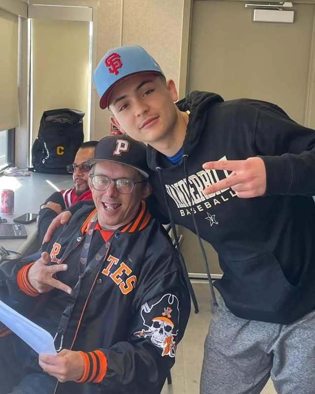 jimlewpittsburg's tweet photo. Myself announcing the Backyard Boyz High School Baseball All-american Game Yesterday Chabot collage here with Ryan Hart Shout-out to Game Changer for today's live telecast #backyardboyz #baseball #baseballlife #allamericangame #gamechanger #highschoolbaseball https://t.co/Oj8Sf9ZikF