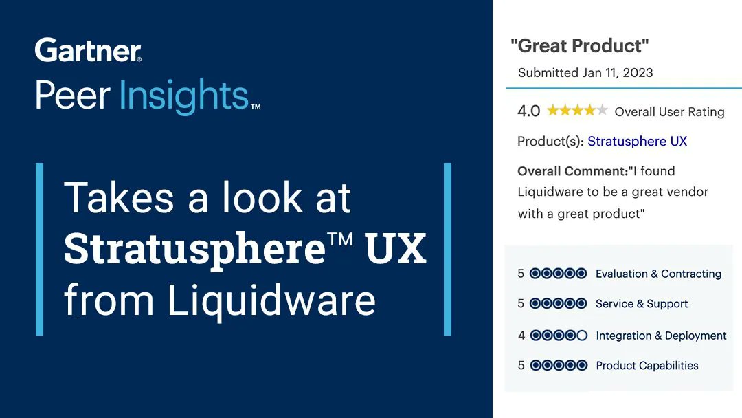 Liquidware's tweet image. Wondering which Digital Experience Monitoring solution is right for you? Read this @Gartner Peer Insights Review to discover why this VP IT Infrastructure chose @Liquidware Stratusphere UX.

buff.ly/3woOAeK
 
#DigitalWorkspaceManagement #DigitalExperienceMonitoring