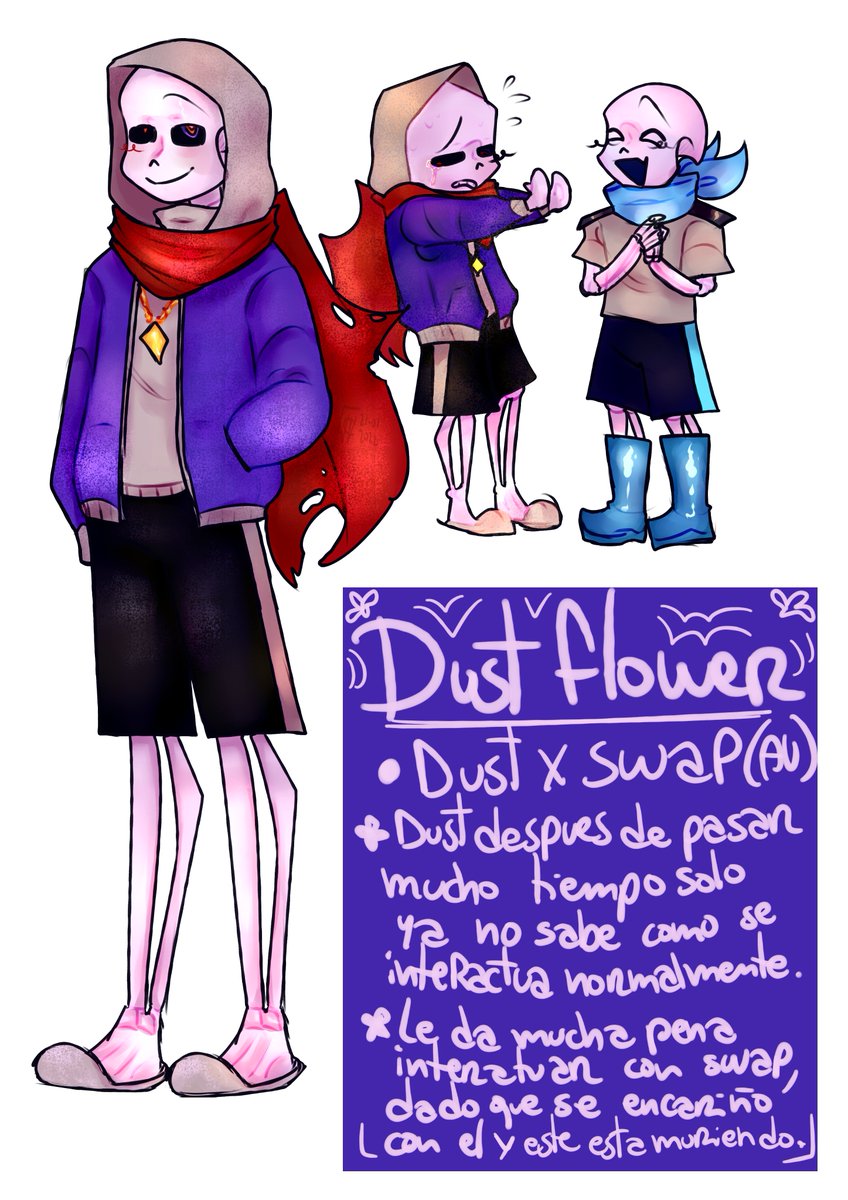 spajjits's tweet photo. #dustflower #DustSans #swapsans #undertaleAU 

pequeño concepto de au, ns si ya existe, podria hacerlo de 2 modos uno en que si es con amor y otro en el que son solo amigos.
ns ahi vere. https://t.co/RWV7D2HxEK