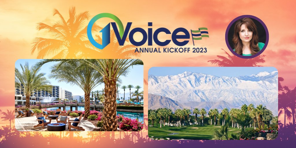 So excited #OneVoice2023 is about to start!🎉 Our members are gathering in #PalmDesert now, some ready to hear <a href="/SharonDMcCloud/">Sharon Delaney McCloud CDE® (she/her)</a> share strategies for amplifying a professional voice.