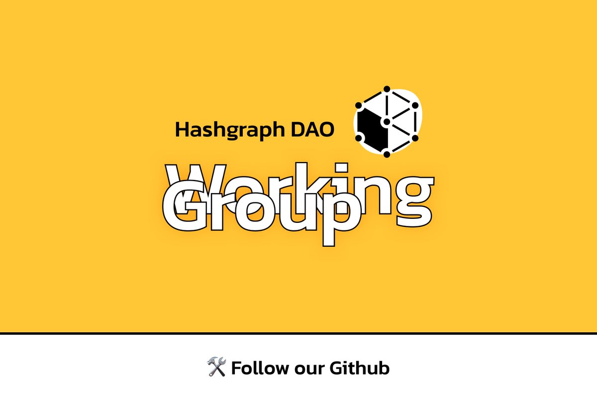 We're building 🚧

Follow the Hashgraph DAO Working Group on <a href="/github/">GitHub</a> to keep up with new infrastructure, tooling and standards for the <a href="/hedera/">Hedera</a> DAO ecosystem. 

Go 🔗 github.com/hashgraph-dao-…

#HelloFuture