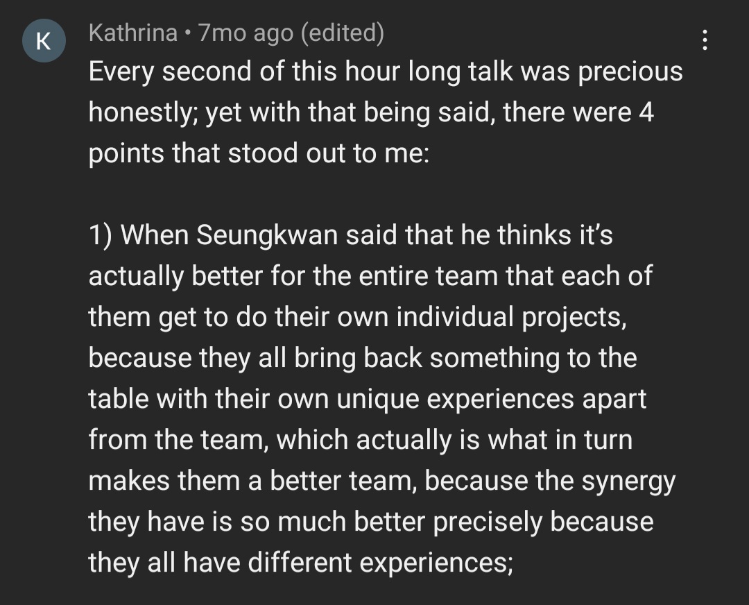 ayegotchuu's tweet photo. I've decided to watch Seventeen's 7th anniversary again and then I saw this comment which made me bawled my eyes out especially the last one 😭 https://t.co/Zuu86EEoDa