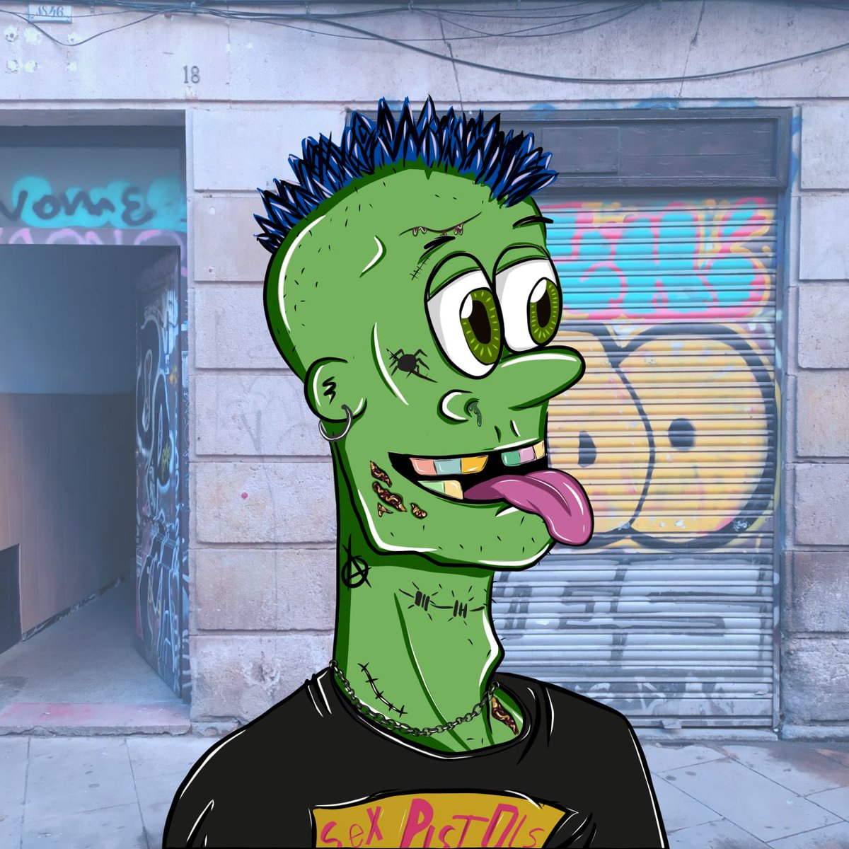 Take a moment to enjoy this iconic piece of art.

That #TruePunk is pretty fire too