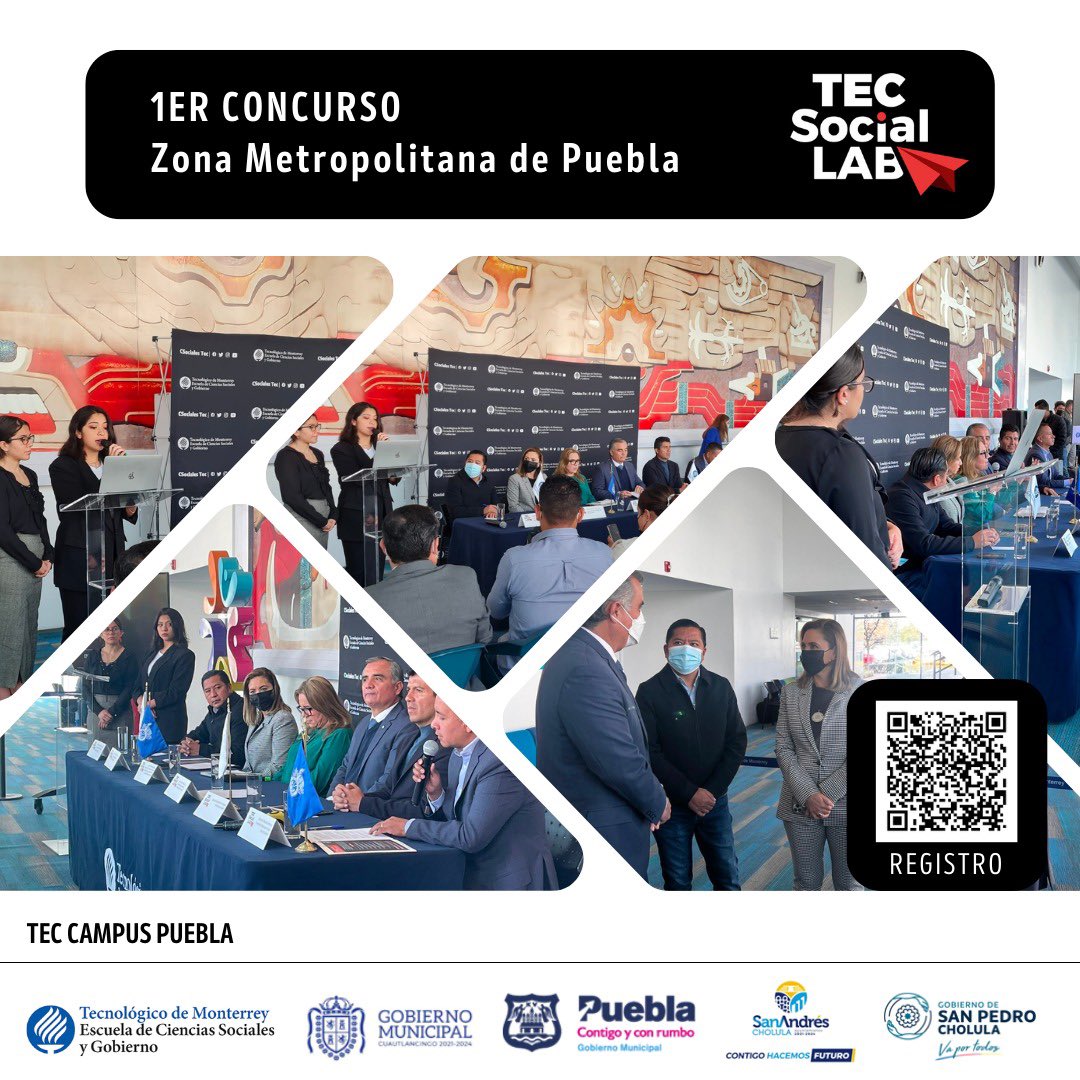 csocialespuebla's tweet photo. Si estudias preparatoria, esto es para ti
Primer concurso de la Zona Metropolitana de Puebla
👉🏻 Regístrate: https://t.co/fMISdqpH08
#TecSocialLab #TecSocialesPuebla https://t.co/Nubrrq3onP
