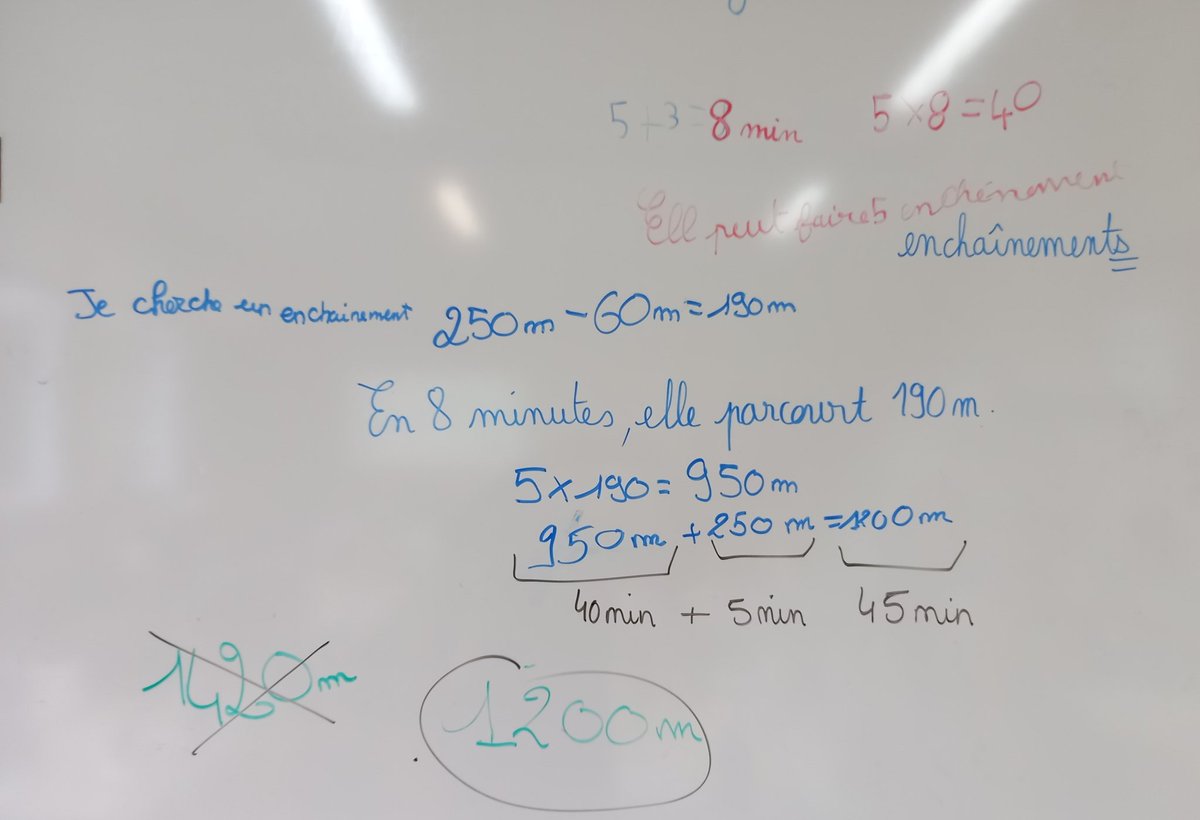 ClasseStMichel's tweet photo. @DefiEurekaMaths 
Elle va parcourir 1200m https://t.co/4EmF1FYk4u