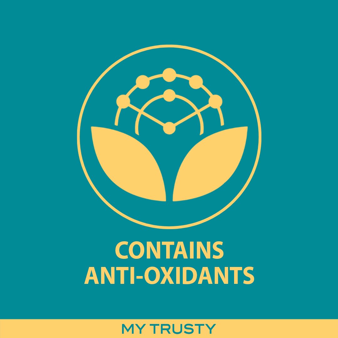 My_Trusty's tweet photo. Did you know that My Trusty contains anti-oxidants? 🤓 Antioxidants are substances that help protect the skin’s surface from oxidative damage caused by free radicals and environmental aggressors such as UV ☀️

🛒 Shop My Trusty products today on Amazon - https://t.co/w9pRte8dYG https://t.co/0itqV9saMz