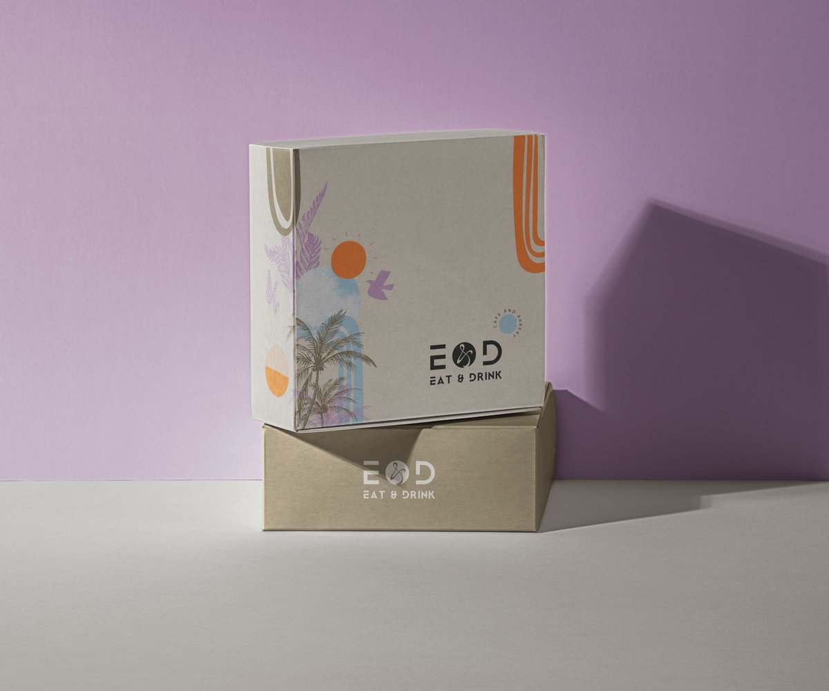 byweej's tweet image. من أعمال ستوديو مَثَل . تصميم Packaging لمقهى و مخبز E&amp;amp;D .