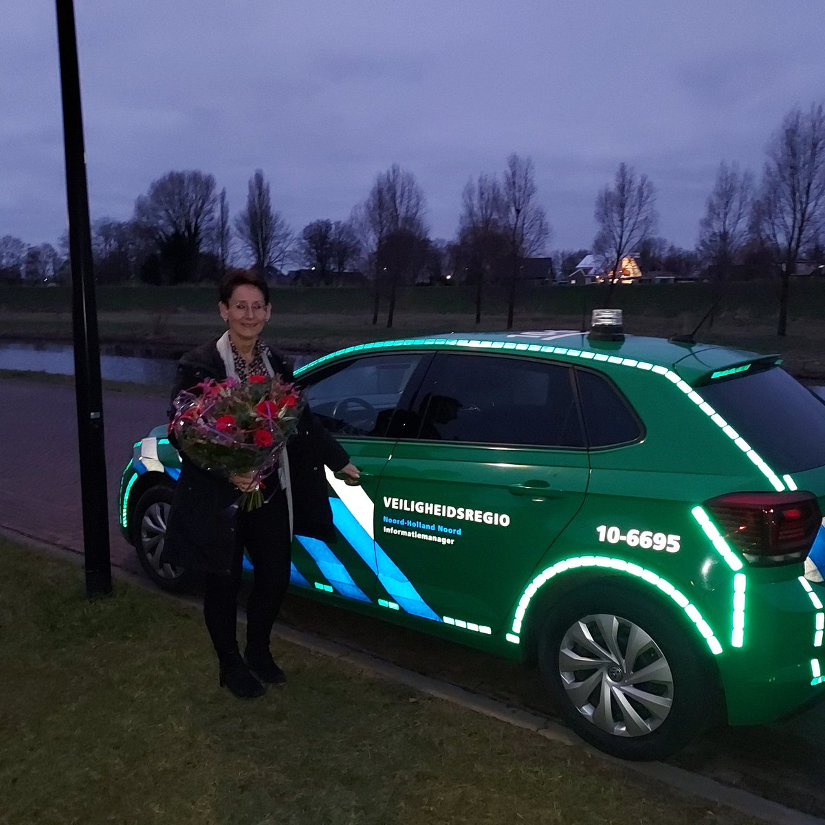 Afscheid van mijn piket als informatiemanager.  Ik ga de fijne piket collega's missen maar zie ze, nu ik start als operationeel leider graag weer terug in het ROT!