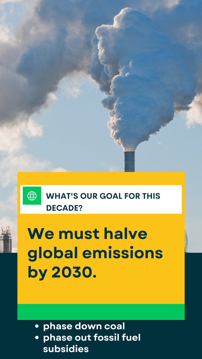 We are in the critical decade, and time is running out.
We must
‼️ phase out #coal
‼️ phase down #fossilfuel subsidies
@AOSISChair will work tirelessly to effect the action from major emitters that is essential to achieving this goal.
#ClimateAction 
#IslandsLead
#IslandsMatter