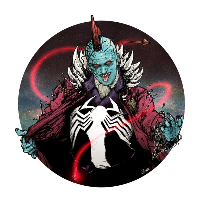Yondu/Venom - commission 