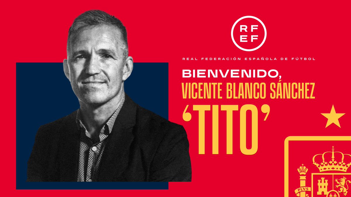 👤 Vicente Blanco ‘Tito’, nuevo adjunto al coordinador de las categorías inferiores de la @sefutbol.

⚙️ Aportará su dilatada experiencia en la dirección deportiva de la <a href="/rfef/">RFEF</a>.

🔗 bit.ly/vicenteblanco2…

#BienvenidoTito