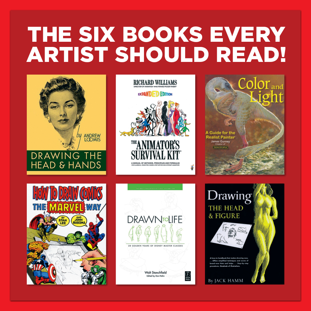 imaginefx's tweet image. In issue 204 we talked to pro artists about why tutorial artbooks are still important, even in the digital age! In the article, we included our six books that every artist should read and we wanted to share them with you...