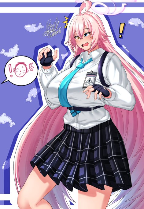 IF 成長 ver. ホシノ 😳💕
#ブルアカ #ブルーアーカイブ 