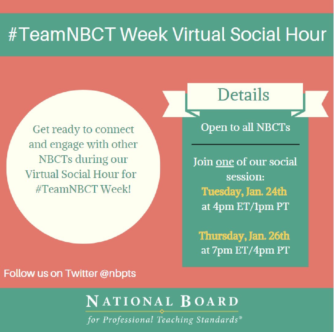 LeahTerry2's tweet photo. NB Social Hour! Get connected! #NBCTStrong #TeamNBCT @NBPTS @NSEAOnline @NEAToday https://t.co/1d8v4M4m3Z