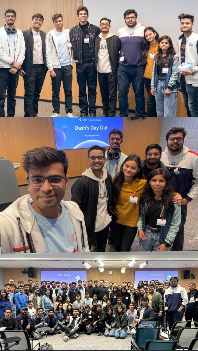 The_player_9's tweet photo. Had an amazing experience of attending the #DashDayOut  by @flutter_delhi at @Google gurugram office 🔥
Got to know about how to build and ship a package, various UX laws, assets management in #flutter and much more. 
All thanks to @knowShubhangi @Akansha2001 ❤🔥😎 https://t.co/ONtHL5MkwZ
