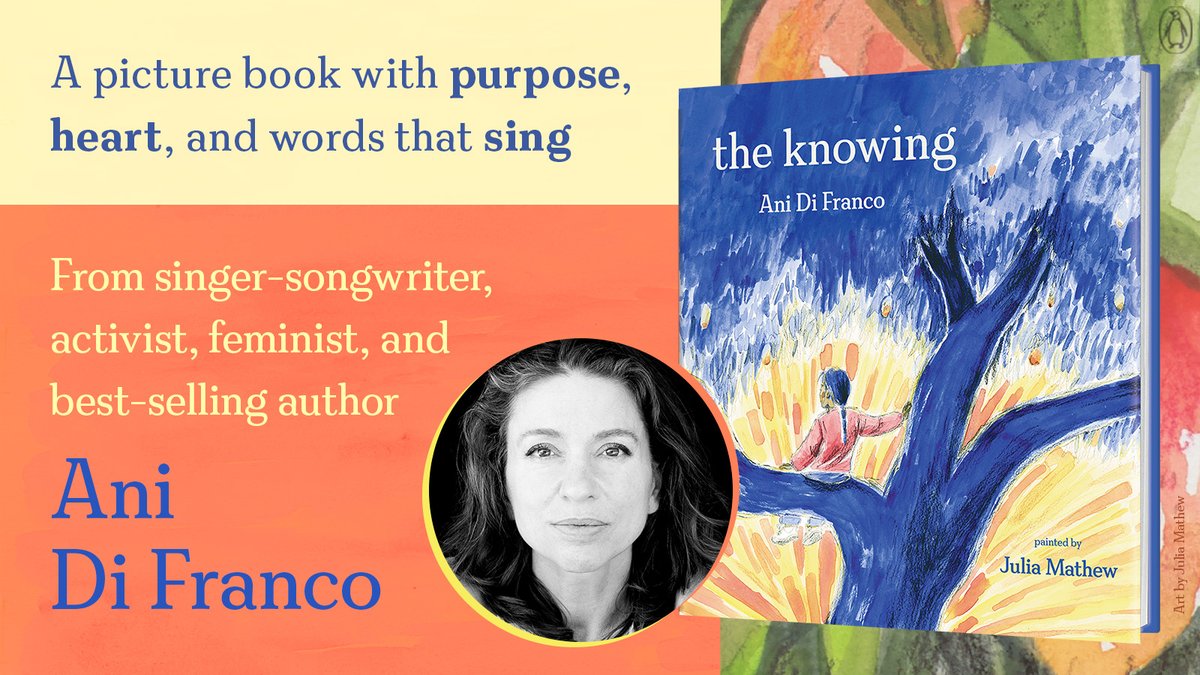 Pre-order Ani’s debut picture book The Knowing out 3/7! With art by first-time illustrator Julia Mathew, The Knowing is an Ani-style lullaby, inviting readers to ponder the distinction between outer forms of identity &amp; the inner light of consciousness. bit.ly/TheKnowingBook
