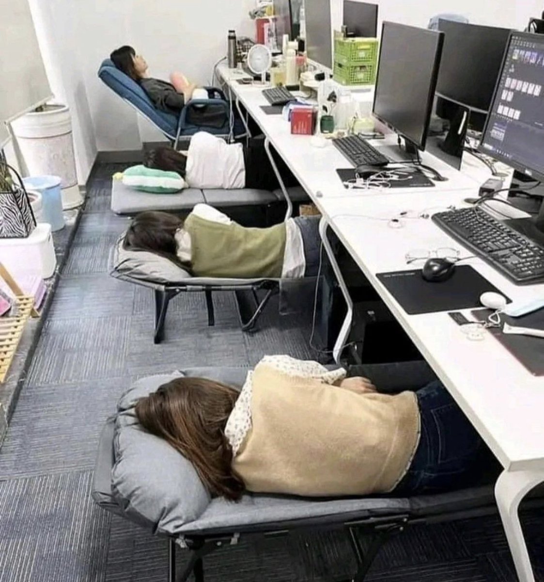 SaifSTQ's tweet photo. “In Japan, napping at work won't get you fired. In fact, taking time out for a snooze is seen as honorable and a sign of diligence by employers.”
#workplacenapping https://t.co/NetAbtlxb2