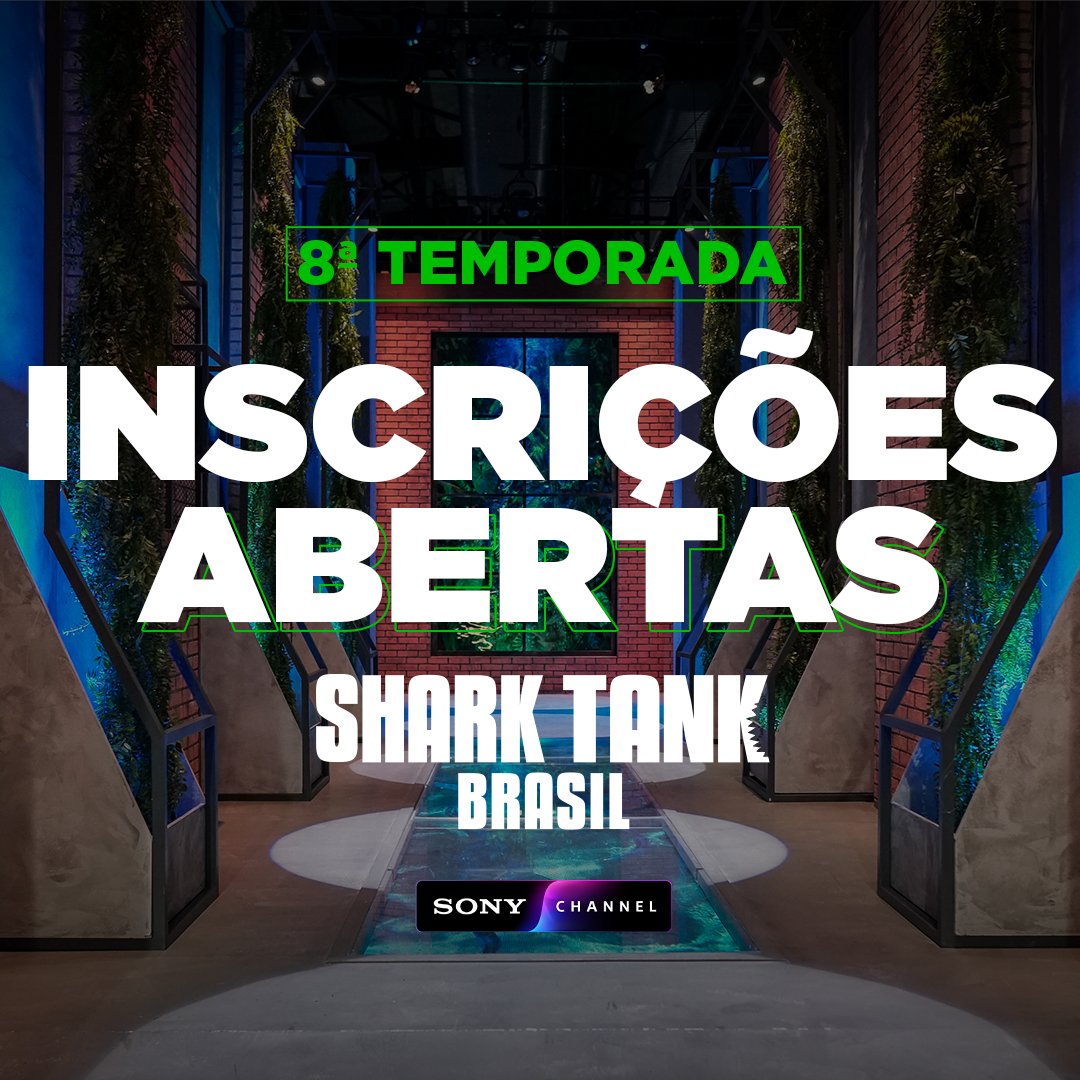 Shark Tank Brasil 🦈 on X: 🥁 QUE RUFEM OS TAMBORES, porque as inscrições  para a 8ª temporada do #SharkTankBR🦈 estão oficialmente abertas! Não perca  a chance de receber investimento e alavancar