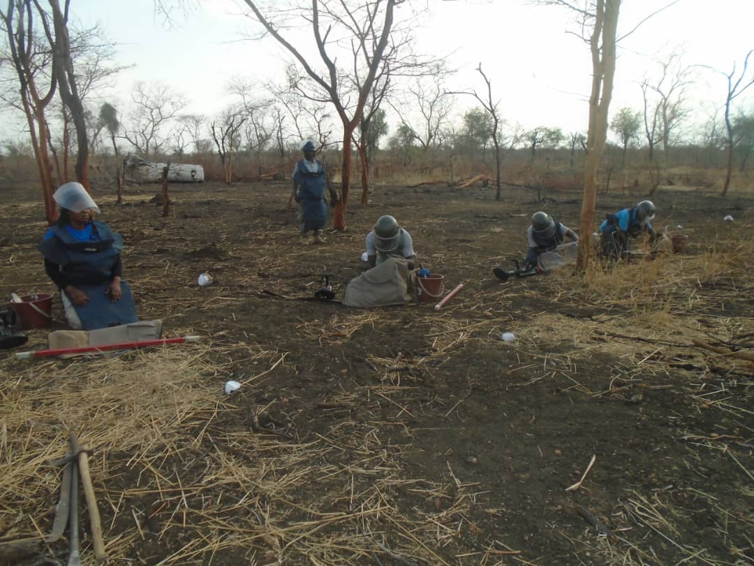 UNMAS's tweet photo. Armed conflict in Blue Nile State in πΈπ© #Sudan has made it harder for vulnerable people to receive basic services like food and clean water, especially in the #Ullo region. UNMAS implementing partner #JASMAR removed the potential threat of EO from three suspected hazardous areas. https://t.co/U47vsgK0ib