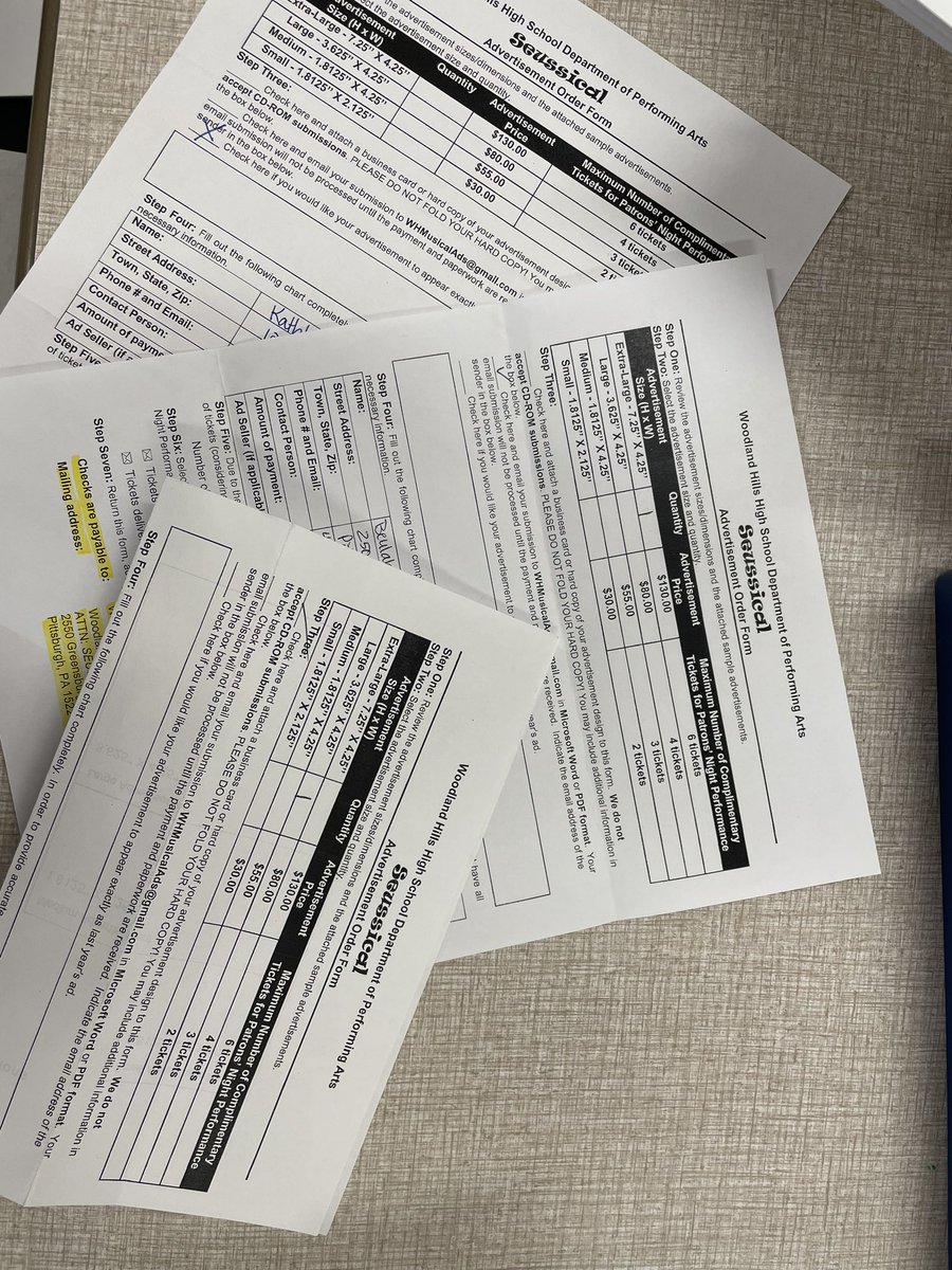 WHHSMusical's tweet image. The ads are rolling in! #RoadTo30K