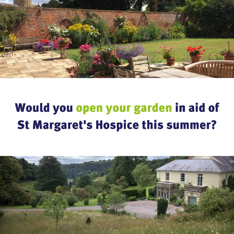 st_marg's tweet photo. Would you be willing to share your garden with the local community this summer? 🌻🏡 We're hoping that many of you, our green-fingered supporters, will open your gates this summer to the general public to showcase your own glorious green spaces and raise money for our hospice.