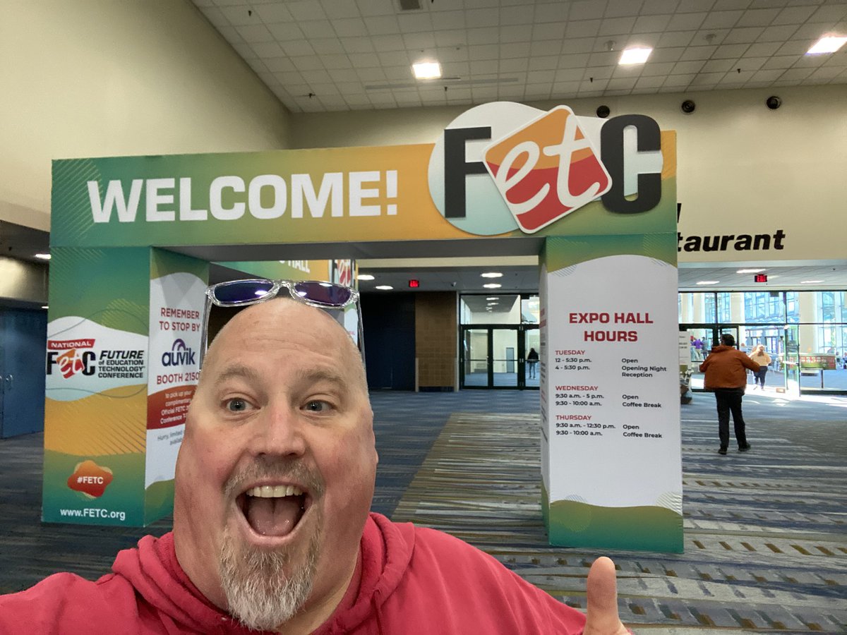 SMSWoods's tweet photo. Excited to start my FETC conference. Can’t wait Giddy Up! https://t.co/jOw56yzs2a