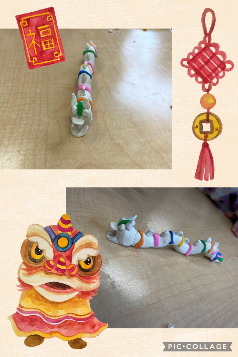 MsMayeWFDS's tweet photo. @WindsorForks the preprimaries learned a little bit about the Lunar New Year. We made dragons out of clay! @AVRCE_NS https://t.co/Am7SdBjdmJ