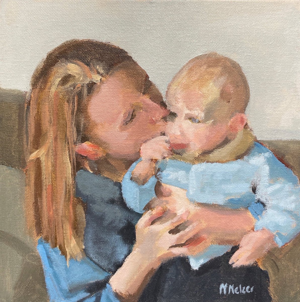_maxmelzer's tweet image. Neues Gemälde: "Mutter mit Kind". Acryl auf canvas board, 20×20cm

moehrenzahn.de/paintings/2023…

#portraitpainting #acrylicpainting
