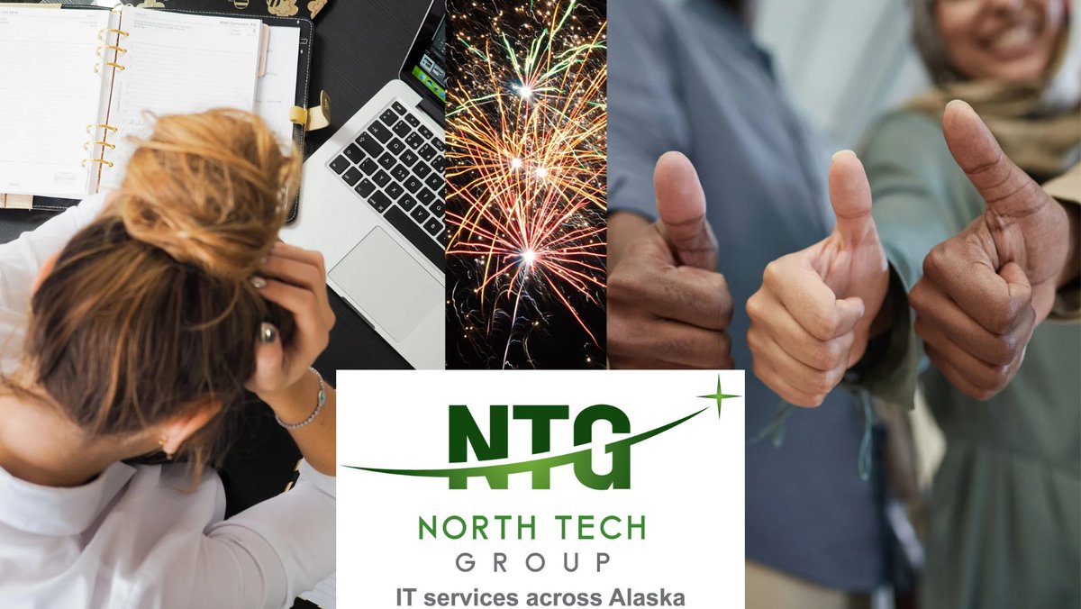 NorthTechGroup's tweet photo. Monday mornings are a choice: IT issues or a smooth start to the week? With an MSP partner, you can kiss those IT woes goodbye and start your week off with a bang! #MondayIT #ITsupport https://t.co/DFiJ4riyh9